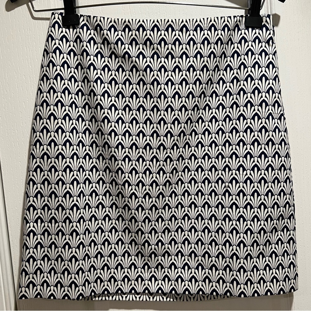 Talbots petite fully lined cotton blend skirt size 4p